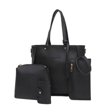Load image into Gallery viewer, Composite Bag 2019Top Women Four Set Handbag Shoulder Bags Four Pieces Tote Bag Crossbody Wallet Bags