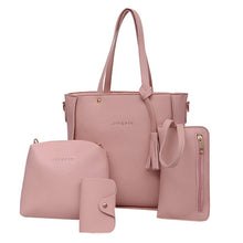 Load image into Gallery viewer, Composite Bag 2019Top Women Four Set Handbag Shoulder Bags Four Pieces Tote Bag Crossbody Wallet Bags