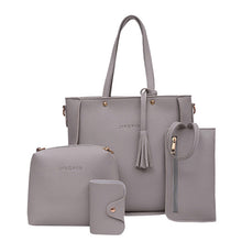 Load image into Gallery viewer, Composite Bag 2019Top Women Four Set Handbag Shoulder Bags Four Pieces Tote Bag Crossbody Wallet Bags