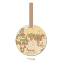 Load image into Gallery viewer, Fashion Map Luggage Tag Women Travel Accessories Silica Gel Suitcase ID Address Holder Baggage Boarding Tag Portable Label Bag